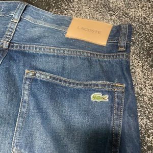 Lacoste denim shorts